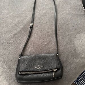 Kate Spade Black Leather Crossbody Bag